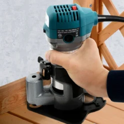 Oberfräse Kantenfräse elektrische Handfräse Fräsmaschine 4 verschiedenen Sockeln