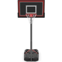 Outdoor Basketballkorb mit Ständer & Rädern & Befüllbarer Basis Mobiler Basketballständer