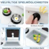 Outdoor Kinder Matschküche mit Wasserfunktion Tannenholz Kinderküche Doppelseitige Spielküche