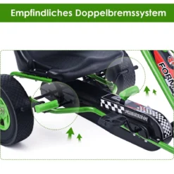 Pedal Gokart Racing Kinderauto Pedalfahrzeug Tretauto Gocart Sitzaußen