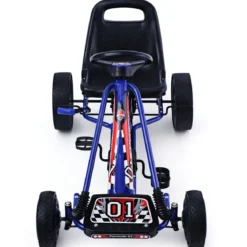 Pedal Gokart Racing Kinderauto Pedalfahrzeug Tretauto Gocart Sitzaußen