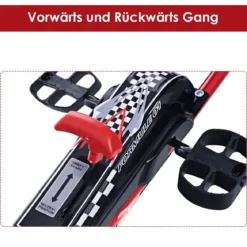 Pedal Gokart Racing Kinderauto Pedalfahrzeug Tretauto Gocart Sitzaußen