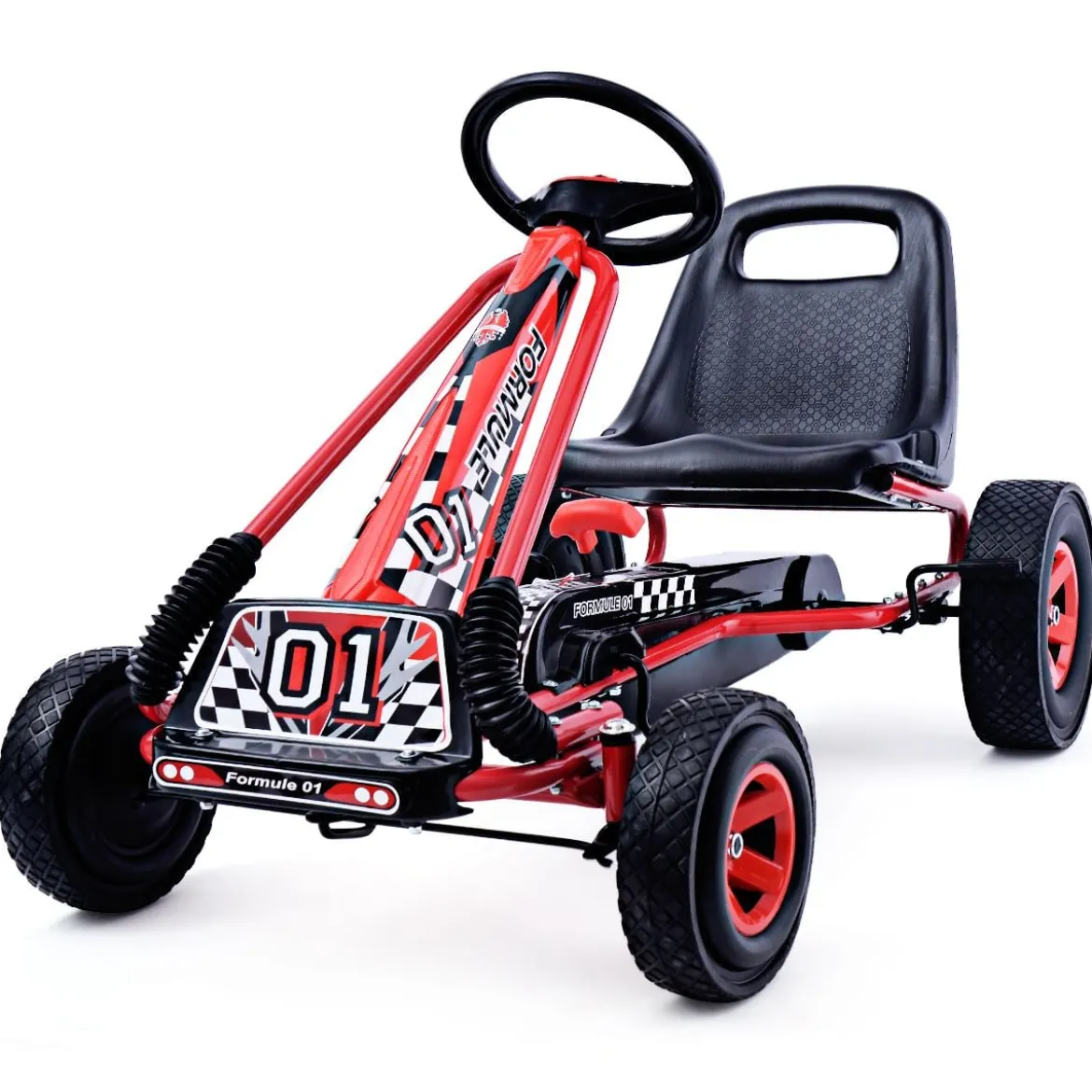 Pedal Gokart Racing Kinderauto Pedalfahrzeug Tretauto Gocart Sitzaußen
