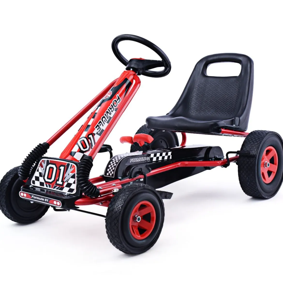 Pedal Gokart Racing Kinderauto Pedalfahrzeug Tretauto Gocart Sitzaußen