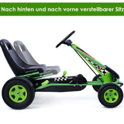 Pedal Gokart Racing Kinderauto Pedalfahrzeug Tretauto Gocart Sitzaußen