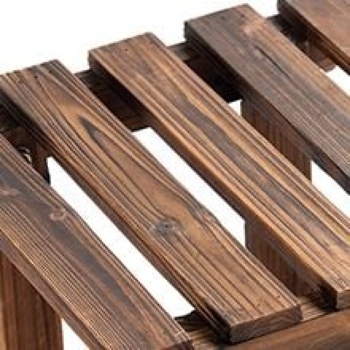 Pflanzenregal Balkon Blumenregal Blumenständer für den Garten Blumentreppe mit 6 Ebenen Holzregal 119 x 25 x 96 cm