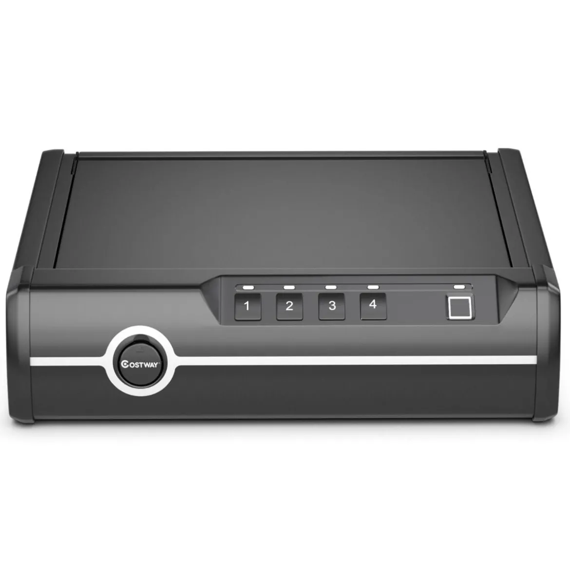 Pistolensafe Pistolensafe mit biometrischem Fingerabdrucks-Schloss & Passwort & Schlüssel Schwerer Stahl