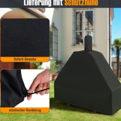 Pizzaofen Outdoor Pizzaofen mit Seitenablagen Grillrost aus Edelstahl Pizzaschaufel für Garten