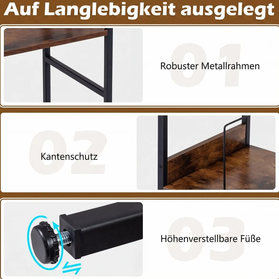 Plattenspieler-Ständer mit Ladestation Schallplattenregal mit 3 Haken und Aufbewahrungsfach für Schallplatten