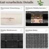 Polyrattan Gartenbank mit Stauraum & Kissen Wetterfeste Truhenbank mit Integrierter Kissenbox Beige