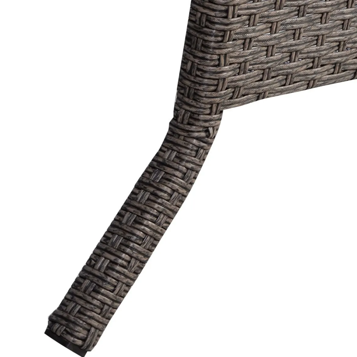 Poly Rattan Gartengarnitur Garten Lounge inkl. Glasplatte und Sitzkissen Braun