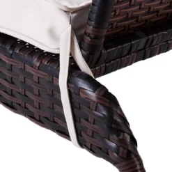 Polyrattan-Sessel Gartenstuhl Rattanstuhl Gartenmöbel Braun 78 x 80 x 80 cm