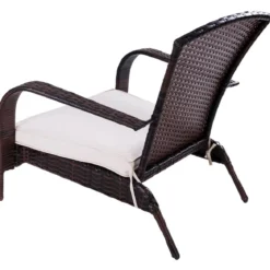 Polyrattan-Sessel Gartenstuhl Rattanstuhl Gartenmöbel Braun 78 x 80 x 80 cm