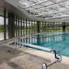 Pool Aufrollvorrichtung Fahrbarer Aufrollsystem für Solarabdeckplane 150 cm bis 570 cm Aluminium