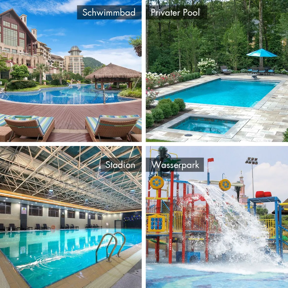 Pool Aufrollvorrichtung Fahrbarer Aufrollsystem für Solarabdeckplane 150 cm bis 570 cm Aluminium