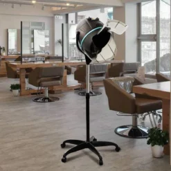 Profi Haartrockner Trockenhaube Haartrockenhaube Salon Friseur Standfuß Höhenverstellbar