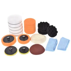 Profi Poliermaschine Schleifmaschine Auto Polierer Set Autopolierer 1500W mit 180° Griff