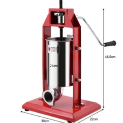 Profi Wurstfüller 3L Industrie Wurstfüllmaschine 42 x 30 x 49 cm Edelstahl