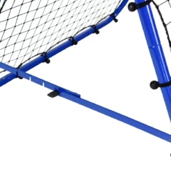 Rebounder für Fußball mit Verstellbaren Winkeln Doppelseitiges Fußballnetz Rückprallwand 100 x 100 cm