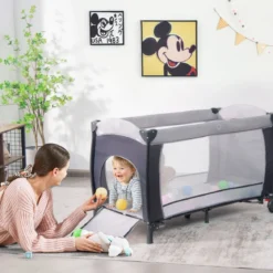 Reisebett Babybett Babyreisebett Kinderreisebett Laufstall Schaukelwiege +Tasche