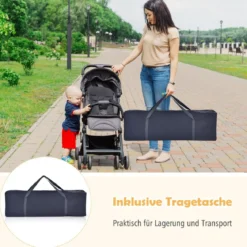 Reisebett Babybett Babyreisebett Kinderreisebett Laufstall Schaukelwiege +Tasche