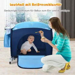 Reisebett Babybett Babyreisebett Kinderreisebett Laufstall Schaukelwiege +Tasche