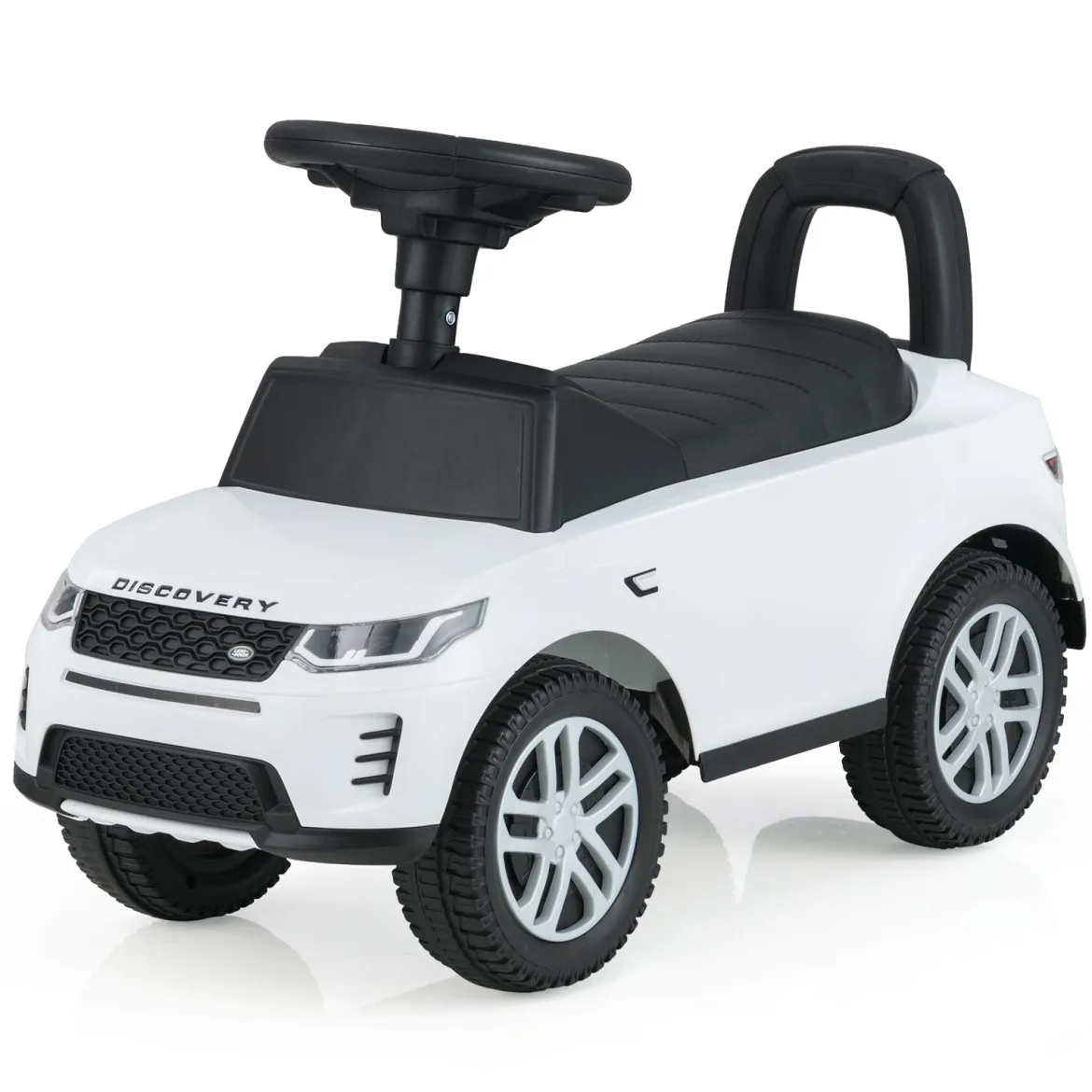 Rutschauto mit Stauraum Rutschfahrzeug Rutscher Kinderauto Schiebauto Spielzeugauto Weiß