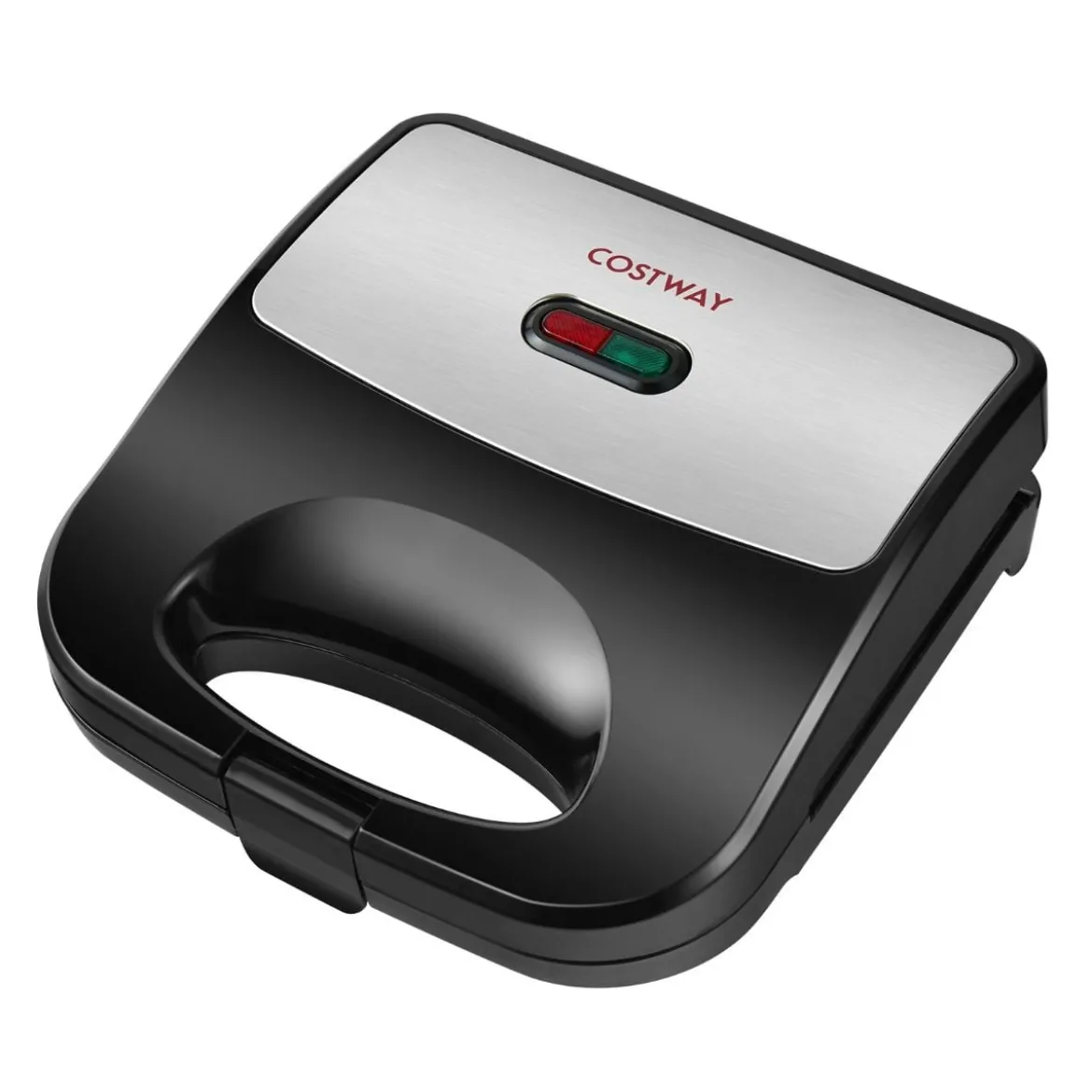 Sandwichmaker 750 W vielseitiger Indoor-Grill mit kühlbleibendem Griff rutschfesten Füßen Paninimaker