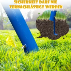 Schaukelgestell mit 2 Schaukeln & Gleitersitzen & Verstellbaren Hängeseilen Kinderschaukel