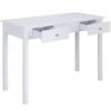 Schminktisch Frisiertisch Frisierkommode Kosmetiktisch mit Klappspiegel und Schubladen 112 x 48 x 82 cm