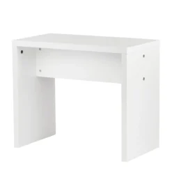 Schminktisch 3 Schubladen Make-up Tisch Frisiertisch mit Spiegel und Hocker Weiß 108 x 39 x 148 cm