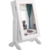 Schmuckschrank Schmuckregal Standspiegel mit Spiegel 23 x 14 x 34,5 cm