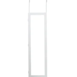 Schmuckschrank Spiegelschrank Wandspiegel Weiß 31,5 x 8,7 x 110 cm