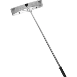 Schneeschaufel 1,48–6,08 m verstellbarer Dachrechen aus Aluminium Schneeräumer