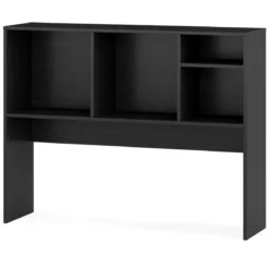 Schreibtischregal mit 4 Fächern Tischregal Schreibtisch Aufsatzregal Bücherregal 94 x 25 x 73 cm