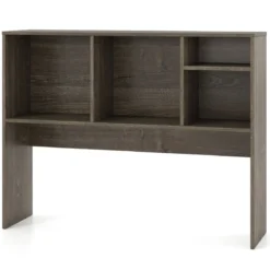Schreibtischregal mit 4 Fächern Tischregal Schreibtisch Aufsatzregal Bücherregal 94 x 25 x 73 cm