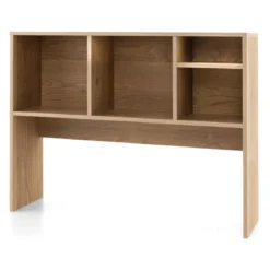 Schreibtischregal mit 4 Fächern Tischregal Schreibtisch Aufsatzregal Bücherregal 94 x 25 x 73 cm