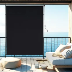 Senkrechtmarkise Außen Vertikalmarkise 250 x 220-310 cm Höhenverstellbar & Ausziehbar Sonnenschutz