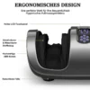 Shiatsu Fußmassagegerät mit Rollen Kneten und Heizung 55,5 x 37 x 25,5 cm Grau