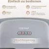 Shiatsu Fußmassagegerät mit Wärmefunktion & 3-stufige Tiefknetung & Luftkompression Fußwärmer