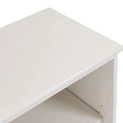 Sideboard Anrichte Küchenschrank Beistellschrank mit Schiebetüren Weiß/Braun/Schwarz 106,5 x 33 x 60 cm
