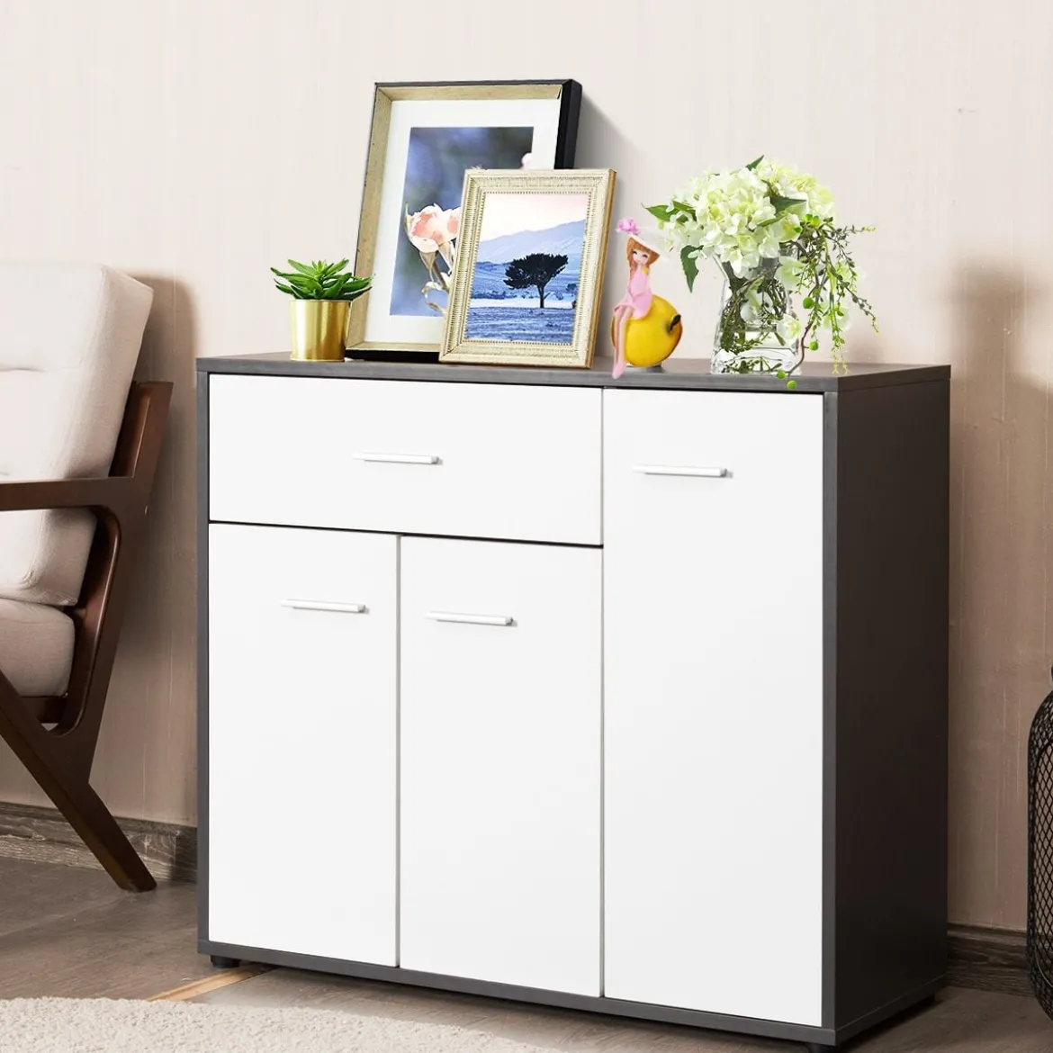 Sideboard Buffetschrank Buffet Anrichte Moderne Kommode für Wohnzimmer