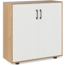 Sideboard mit Türen & Verstellbarem Regal Beistellschrank Aufbewahrungsschrank