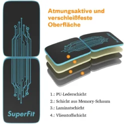 Sit Up Bank klappbar Schrägbank verstellbar Trainingsbank bis zur 200kg belastbar Blau
