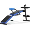 Sit Up Bank klappbar Trainingsbank höhenverstellbar Fitnessbank Schrägbank Blau