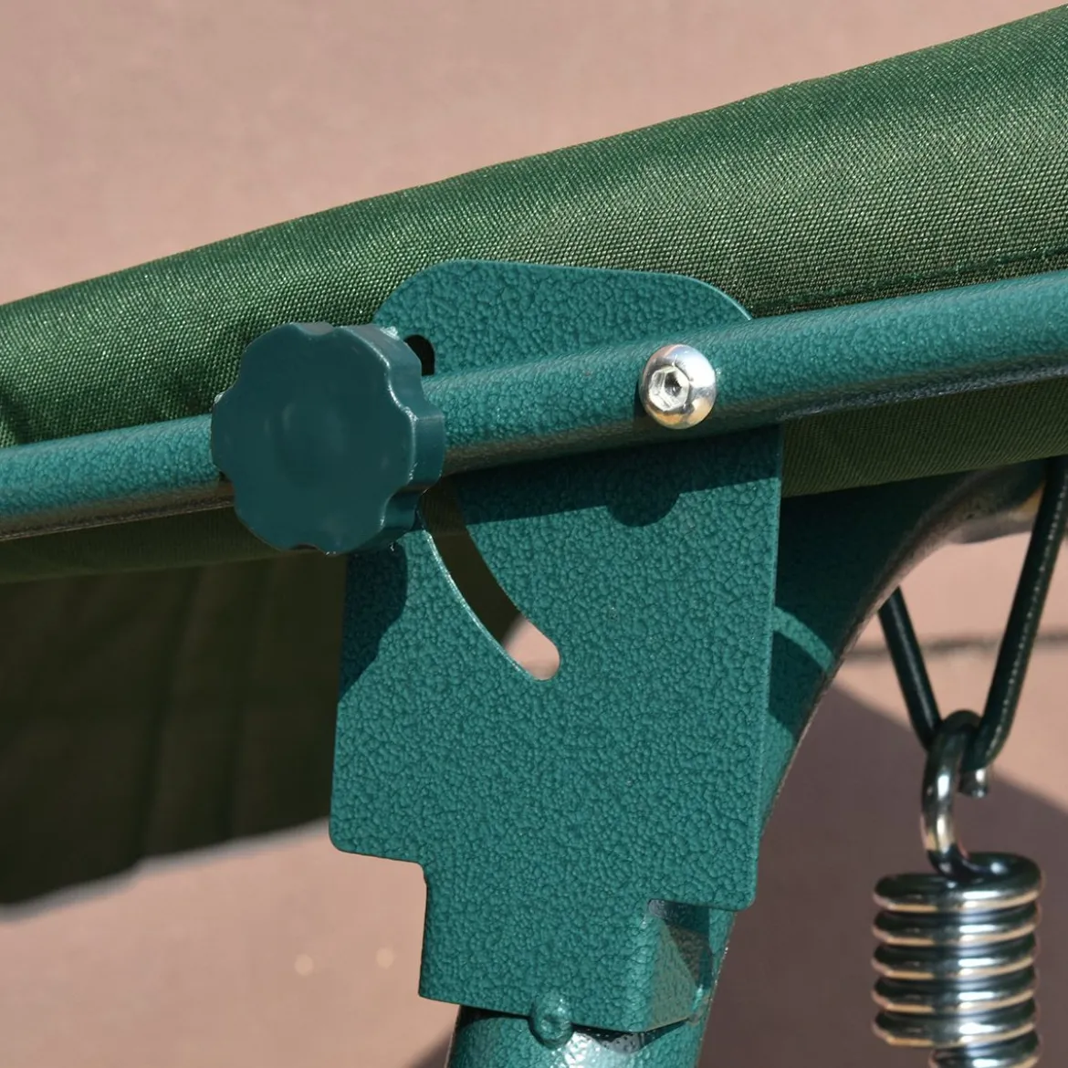 3-Sitzer Hollywoodschaukel mit verstellbarem Dach Gartenschaukel Schaukelbank für Garten