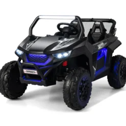 2 Sitzer Kinderauto mit 2,4G Fernbedienung 12V Kinder UTV mit Musik und Scheinwerfer 118 x 74 x 71 cm