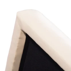 Sitzhocker aus Kunstleder mit Stauraum 300 Kg Traglast Polstersitz Lederhocker