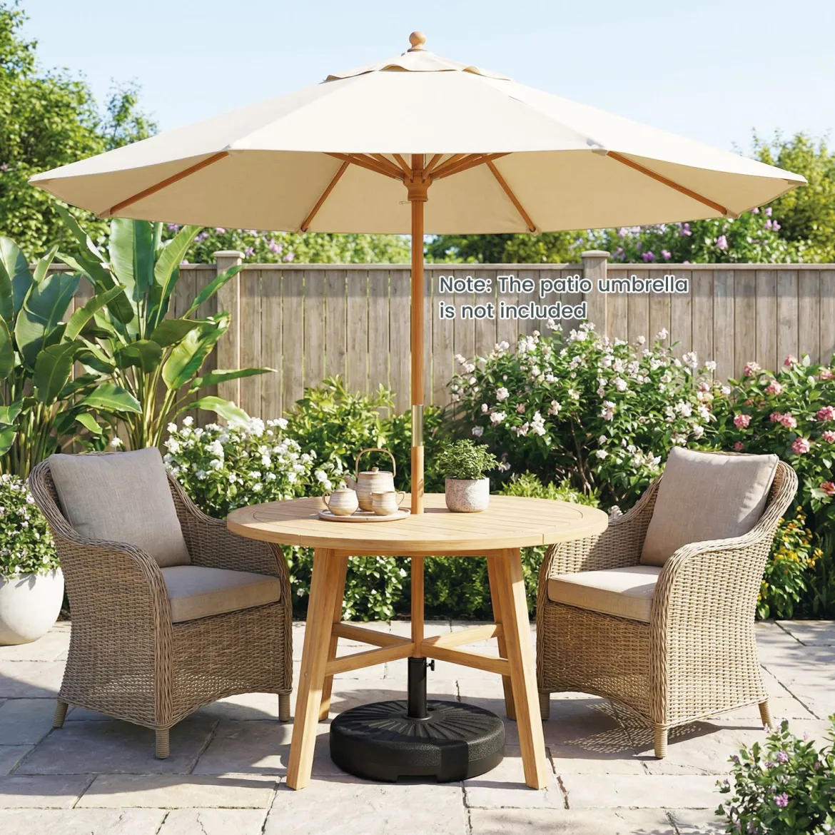 Sonnenschirmständer 22 Liter / 25 kg Befüllbar Schirmständer für Schirmstangen von 38 / 48 mm