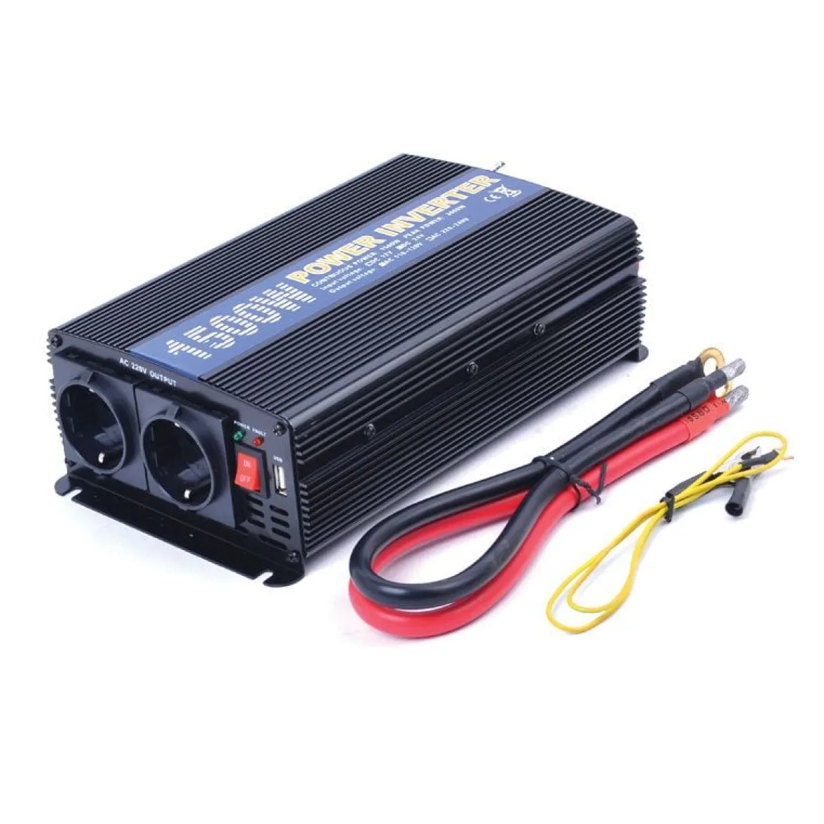 Spannungswandler 1500 3000W Inverter Welchselrichter 12V auf 220V